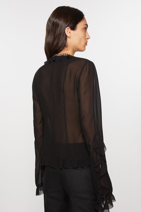 Acne Studios Bluse Mit Rüschen