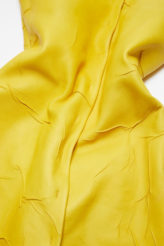 Acne Studios Bustierkleid Aus Leder Laufsteg-Show