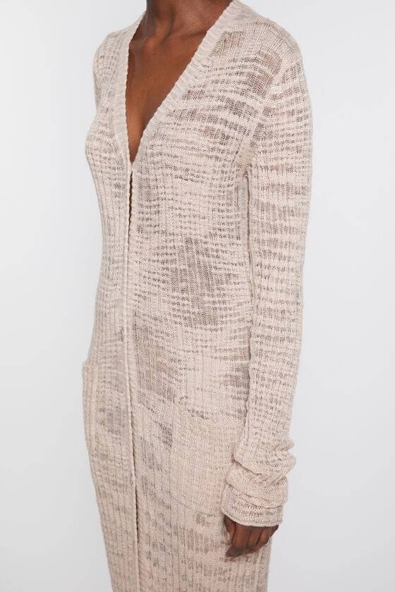 Acne Studios Cardigan Aus Breitem Rippstrick