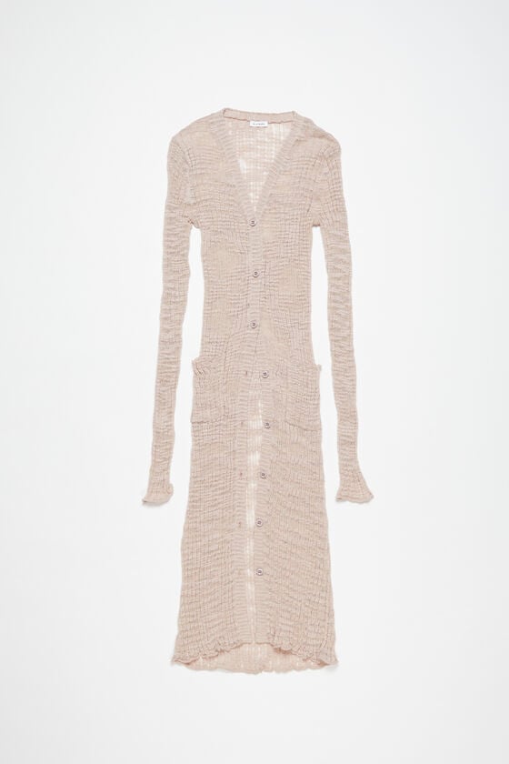 Acne Studios Cardigan Aus Breitem Rippstrick