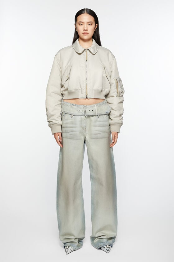 Acne Studios Coated denim trousers