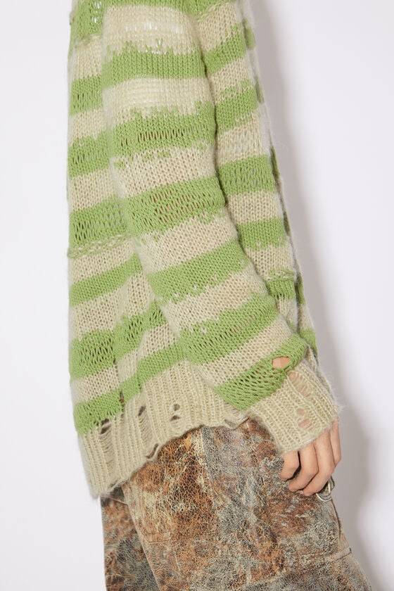 Acne Studios Distressed Stripe Cardigan