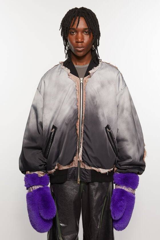 Acne Studios Flauschige Fäustlinge Mit Schnalle