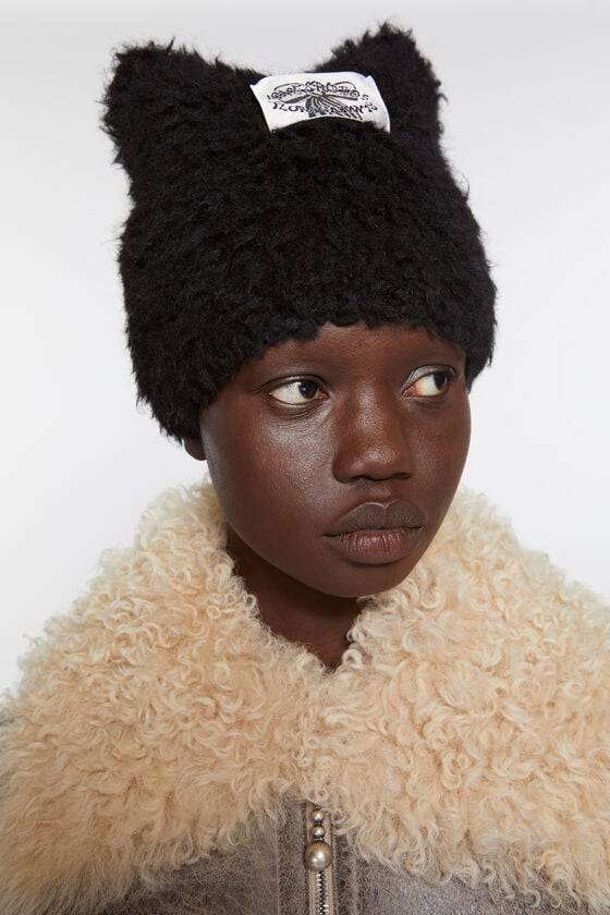 Acne Studios Fluffy Square Beanie