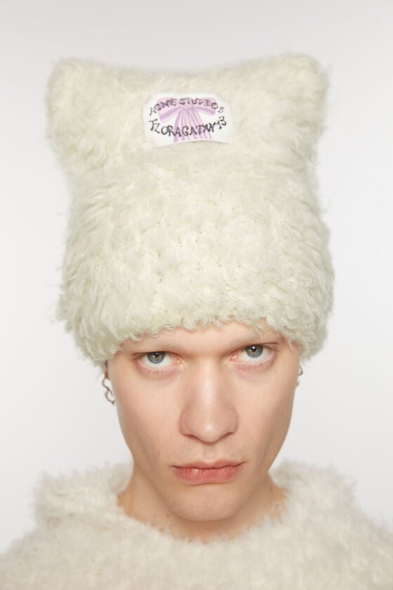 Acne Studios Fluffy Square Beanie