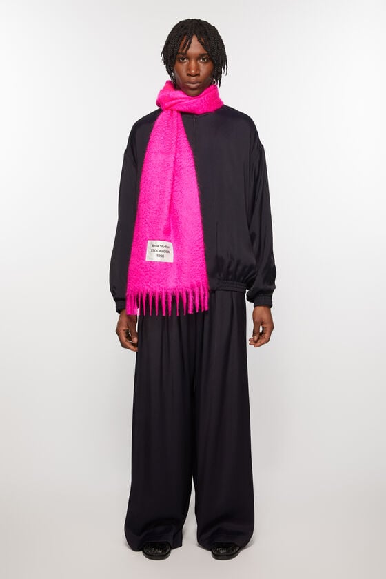 Acne Studios Fransen-Schal Aus Alpaka