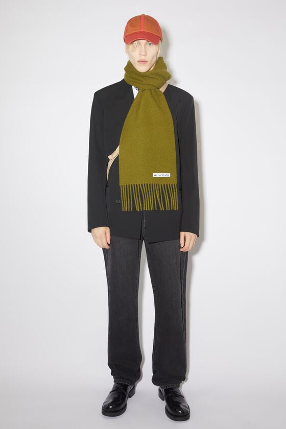 Acne Studios Fransen-Schal Aus Wolle
