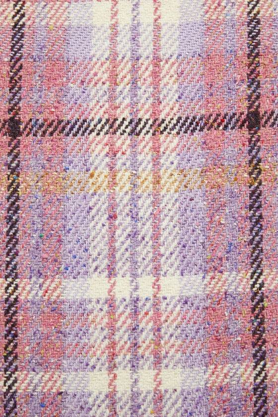 Acne Studios Fransen-Schal Mit Karomuster