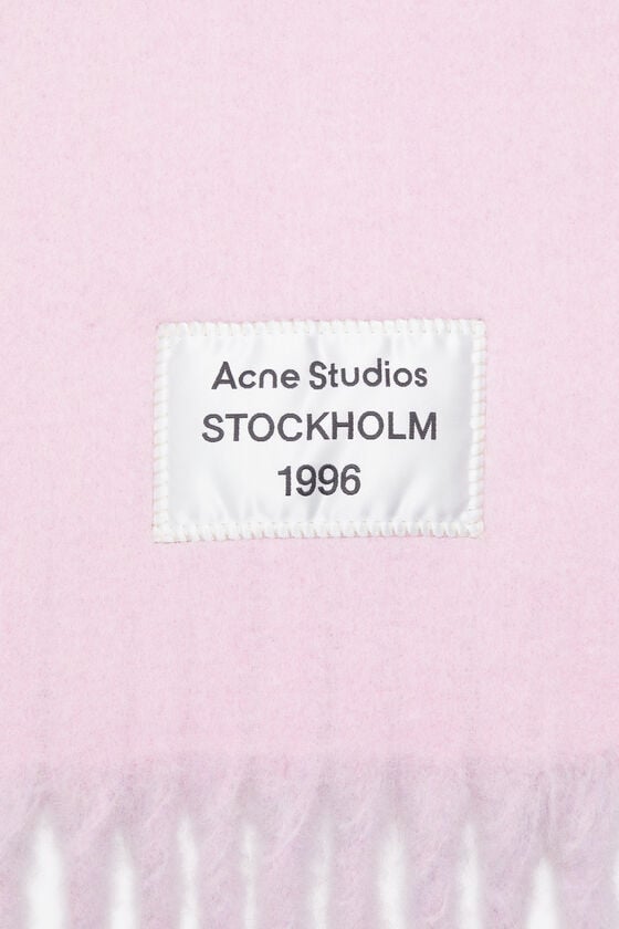 Acne Studios Fransen-Schal Mit Logo