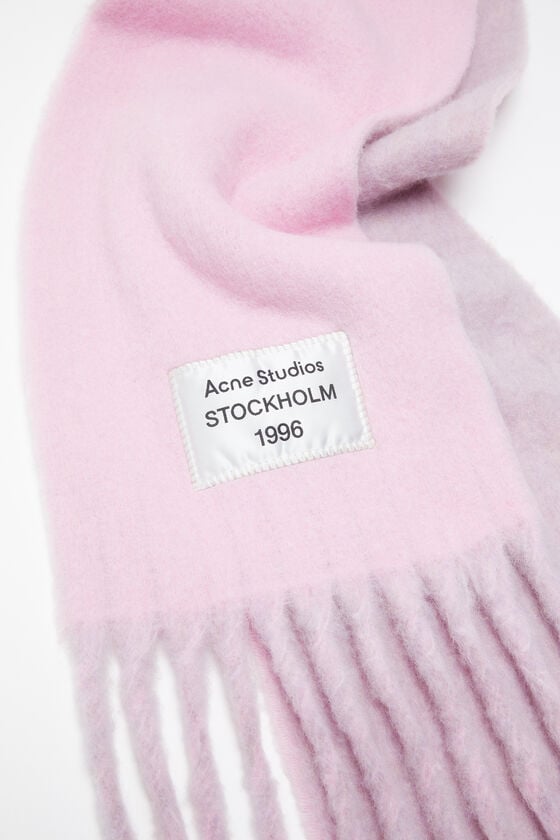 Acne Studios Fransen-Schal Mit Logo