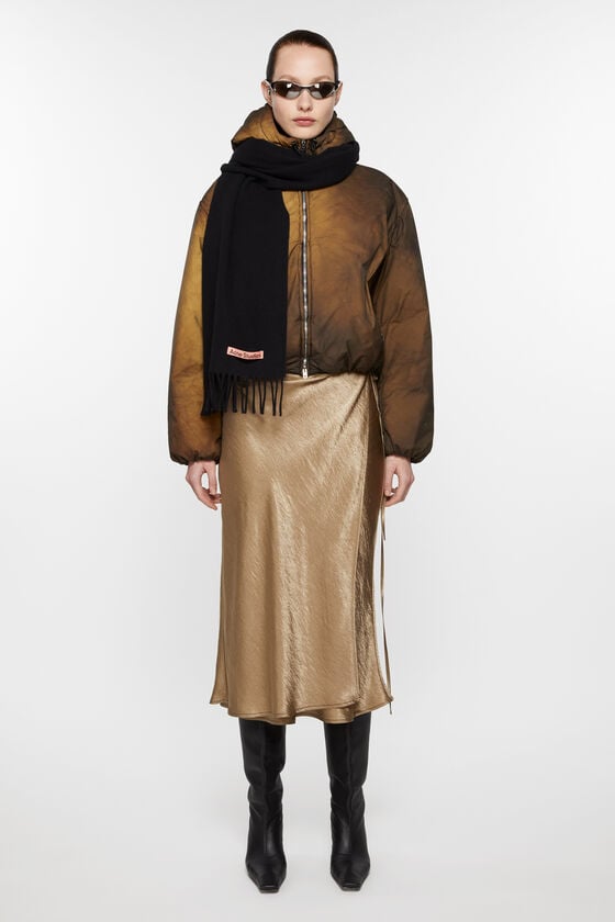 Acne Studios Fringe Wool Scarf - Skinny