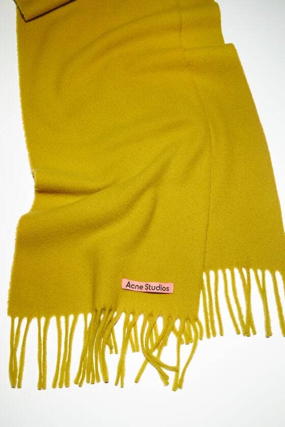 Acne Studios Fringe Wool Scarf - Skinny