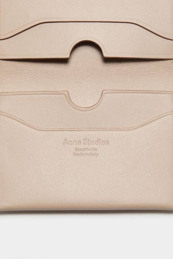 Acne Studios Gefaltete Lederbrieftasche