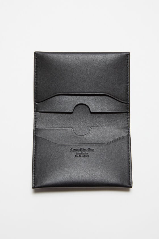 Acne Studios Gefaltete Lederbrieftasche