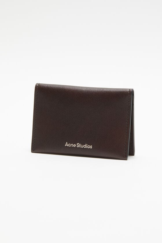 Acne Studios Gefaltete Lederbrieftasche