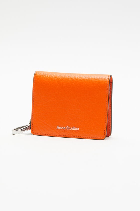 Acne Studios Gefaltete Lederbrieftasche