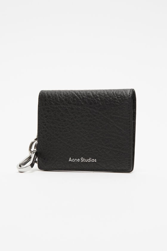 Acne Studios Gefaltete Lederbrieftasche