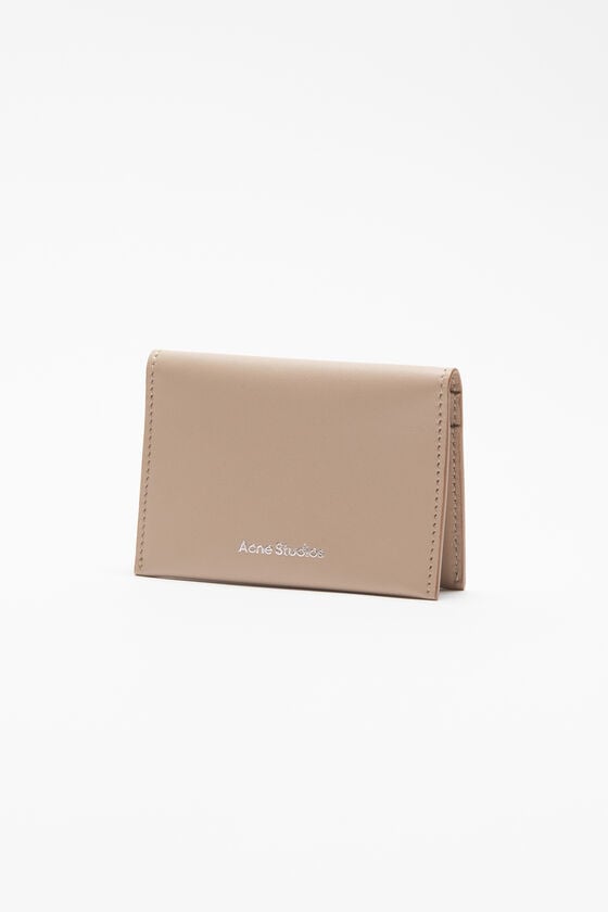 Acne Studios Gefaltete Lederbrieftasche