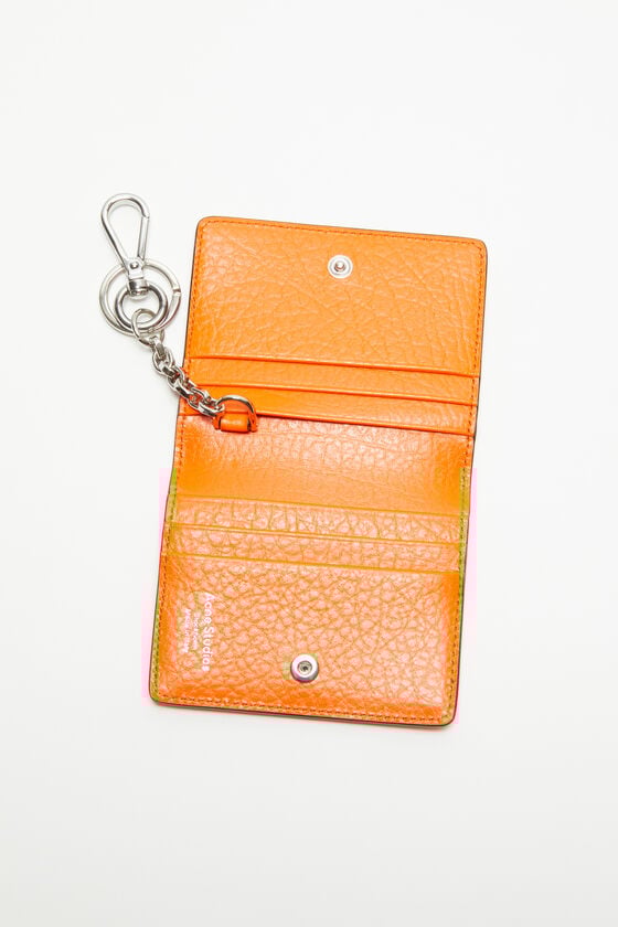 Acne Studios Gefaltete Lederbrieftasche