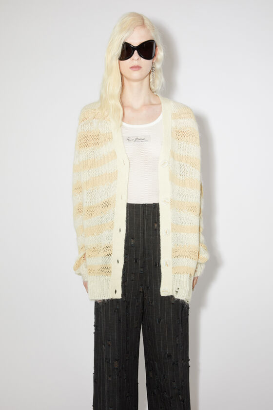 Acne Studios Gestreifter Cardigan im Used-Look