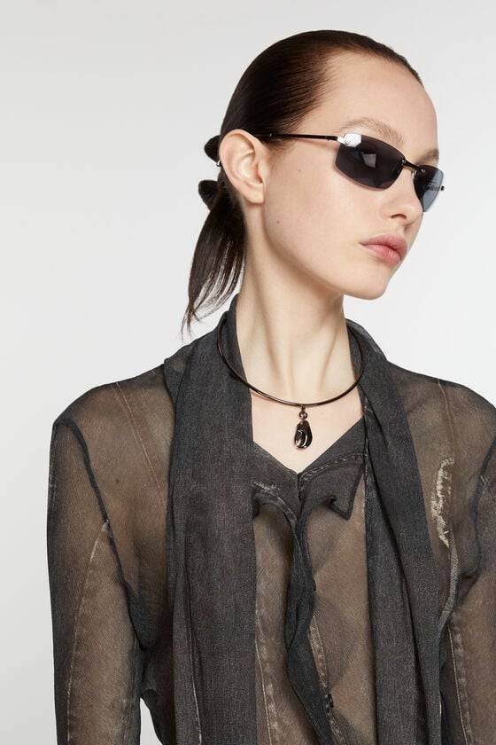 Acne Studios Halskette Mit Anhänger Laufsteg-Show