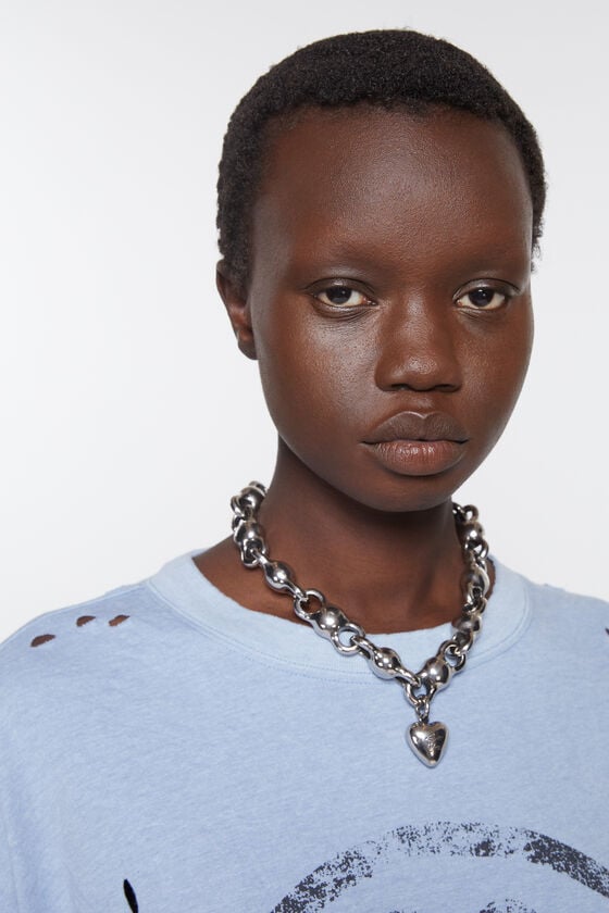 Acne Studios Halskette Mit Herzanhänger