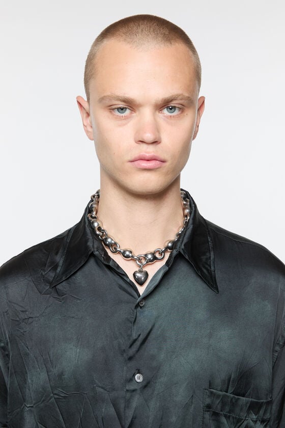 Acne Studios Halskette Mit Herzanhänger