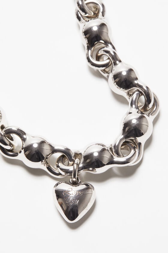 Acne Studios Halskette Mit Herzanhänger