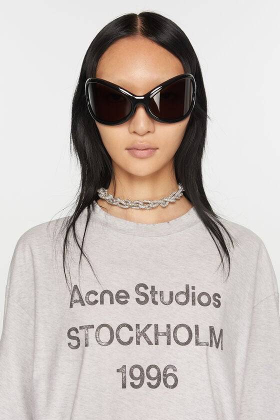 Acne Studios Halskette Mit Kristallkordeldesign