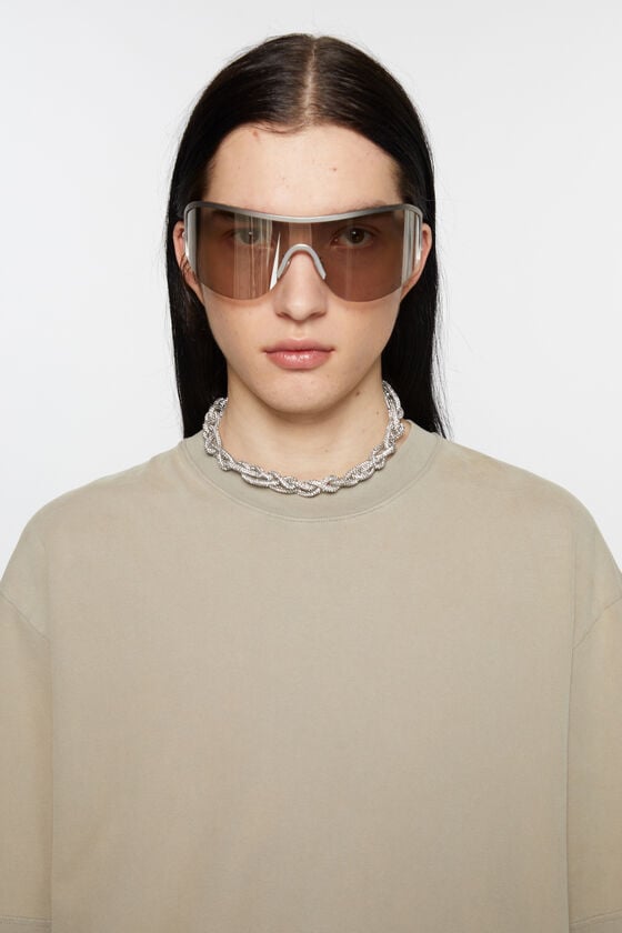 Acne Studios Halskette Mit Kristallkordeldesign