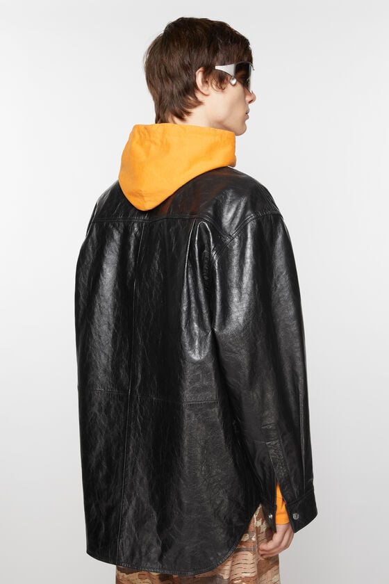 Acne Studios Hemdjacke Aus Leder