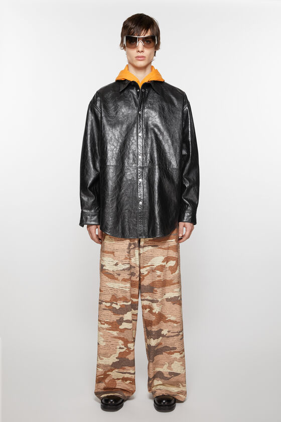 Acne Studios Hemdjacke aus Leder