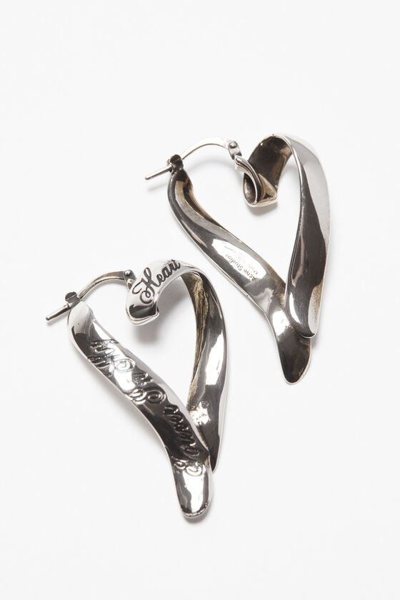 Acne Studios Herzförmige Creolen