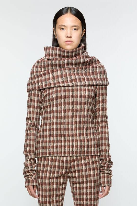 Acne Studios High neckline blouse Laufsteg-Show