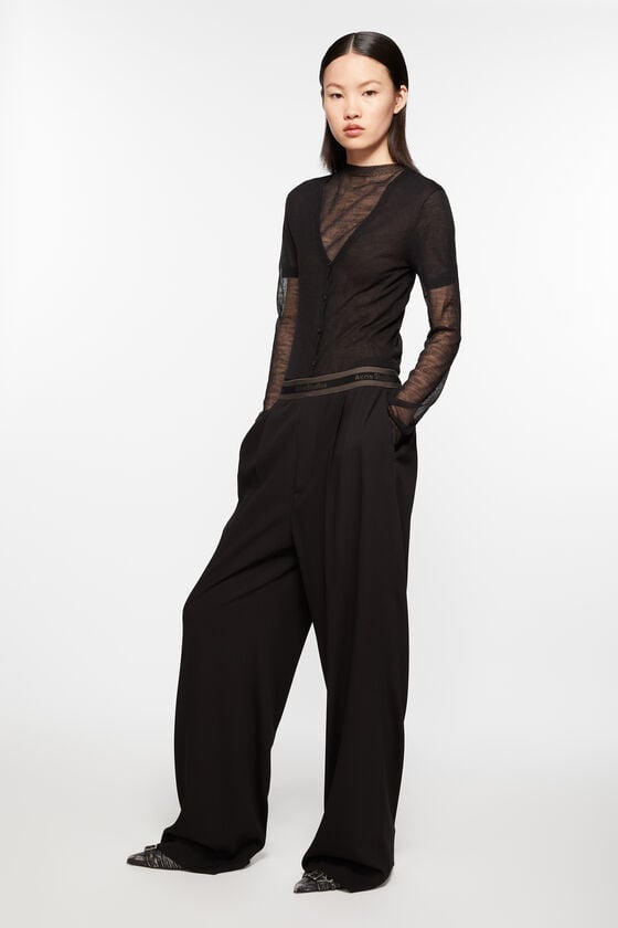 Acne Studios Hose Mit Logo-Tape