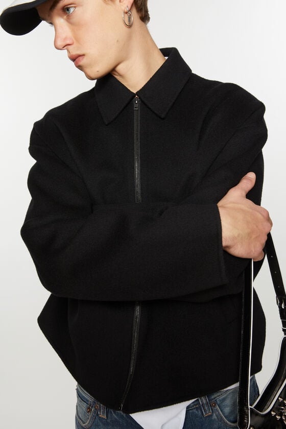 Acne Studios Jacke Mit Reißverschluss Aus Wolle