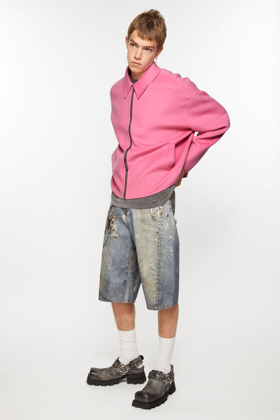 Acne Studios Jacke Mit Reißverschluss Aus Wolle