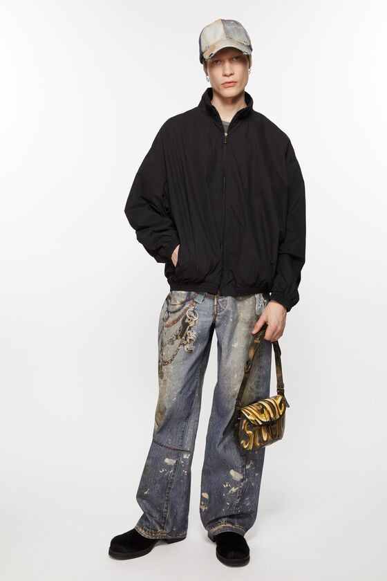 Acne Studios Jacke Mit Reißverschluss Und Logo