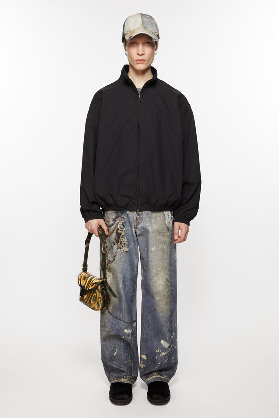 Acne Studios Jacke mit Reißverschluss und Logo