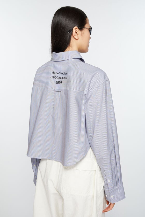 Acne Studios Jacquard-Hemd Mit Nadelstreifen