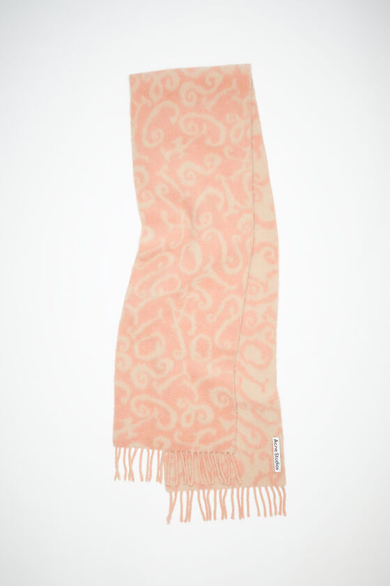 Acne Studios Jacquard-Schal mit Monogramm