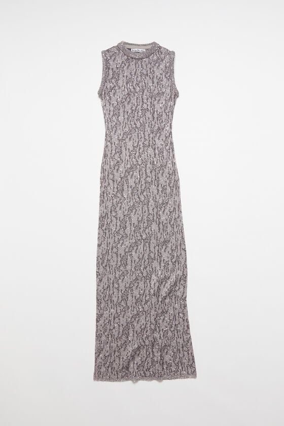 Acne Studios Jacquard-Strickkleid Laufsteg-Show