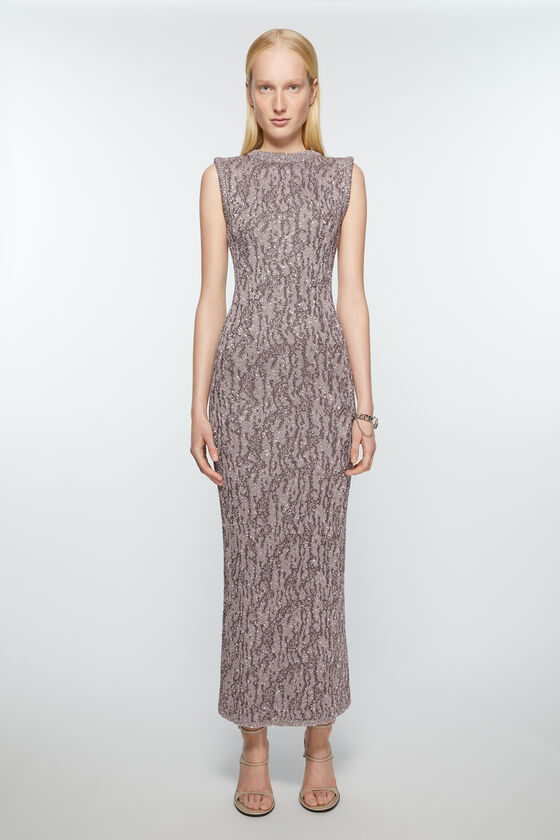 Acne Studios Jacquard-Strickkleid Laufsteg-Show
