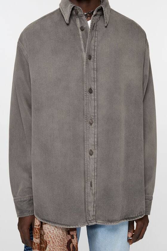 Acne Studios Jeanshemd In Lockerer Passform