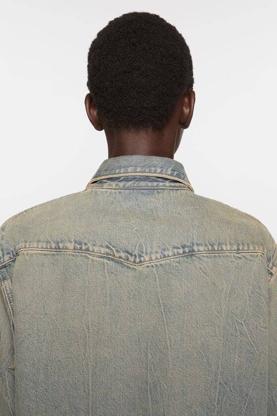 Acne Studios Jeanshemd In Lockerer Passform