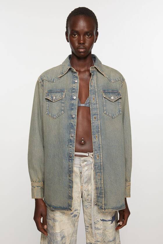 Acne Studios Jeanshemd in lockerer Passform