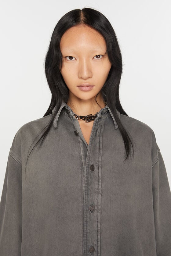 Acne Studios Jeanshemd In Lockerer Passform