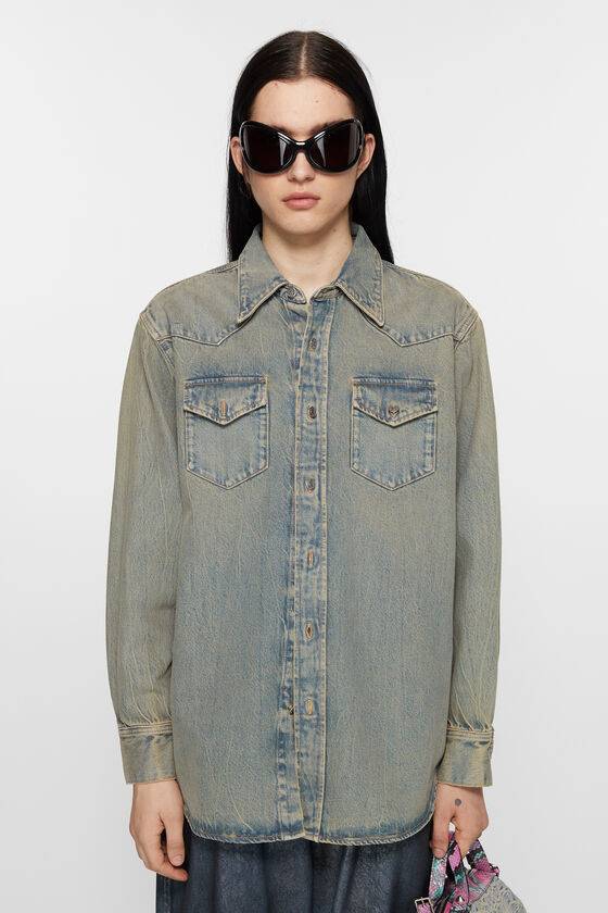 Acne Studios Jeanshemd in lockerer Passform