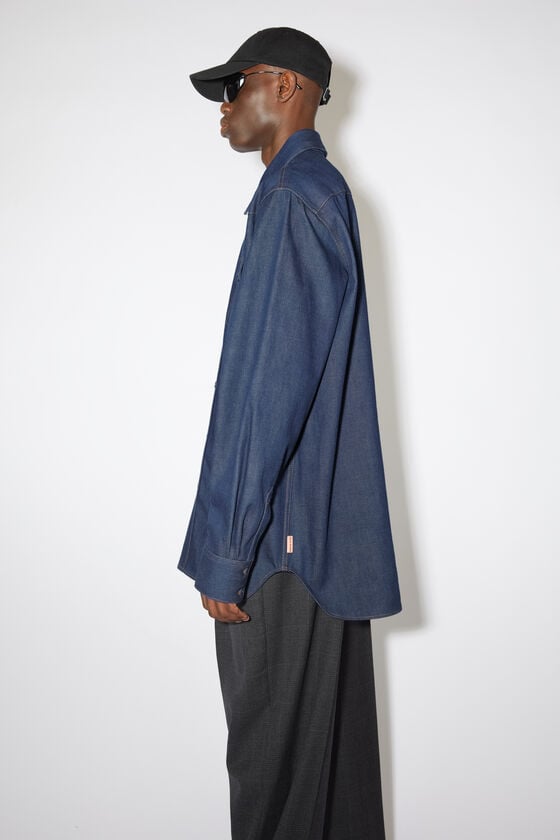 Acne Studios Jeanshemd Mit Knopfleiste