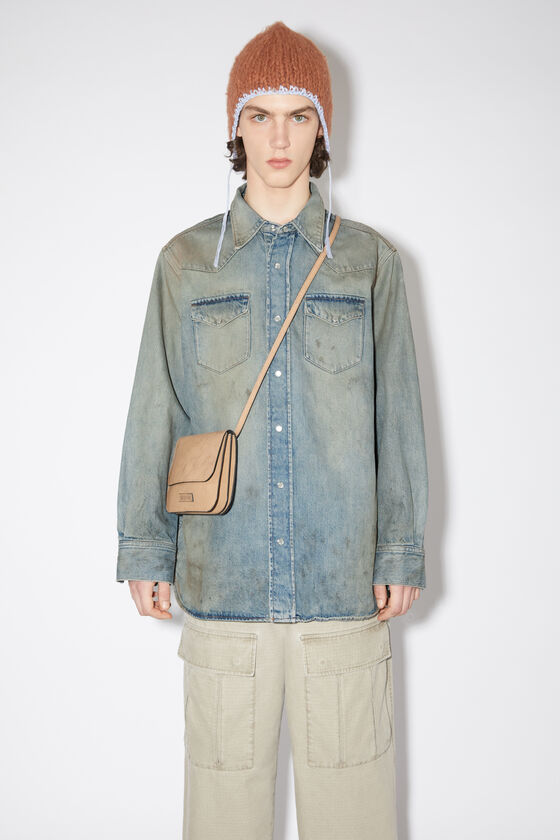 Acne Studios Jeanshemd mit Knopfleiste